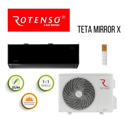 Gaisa kondicionieri Rotenso Teta Mirror X 3,5 -5,1 kW