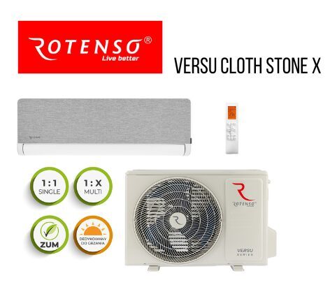 Gaisa kondicionieri Rotenso Versu Cloth Stone X 2,6-5,3 kW